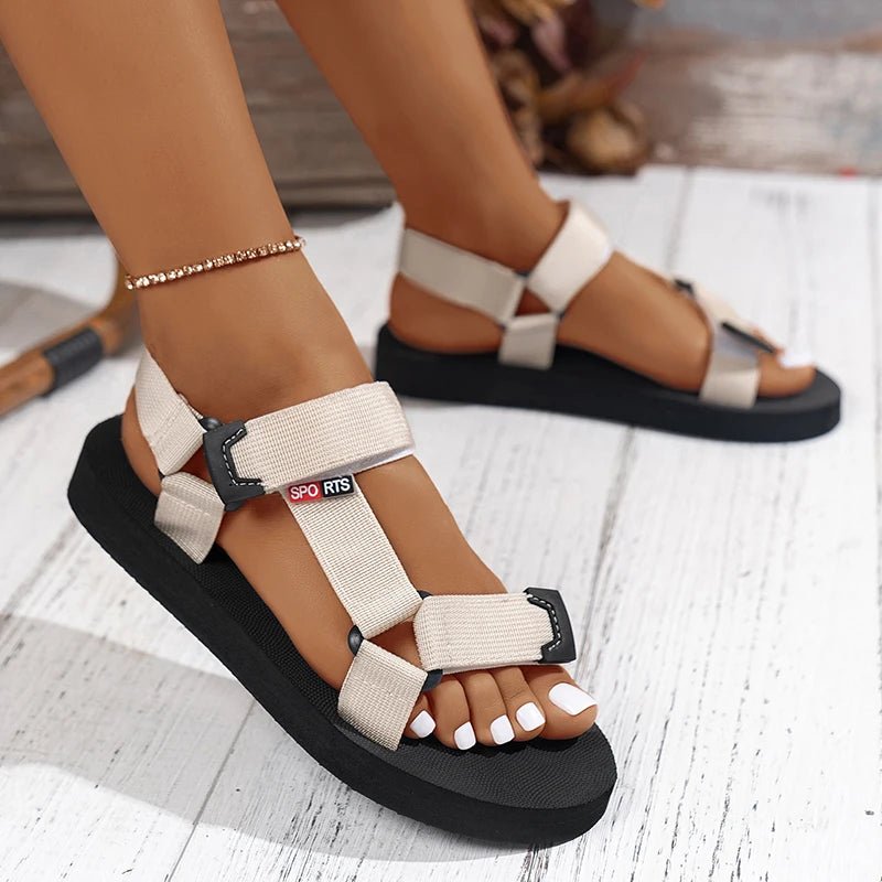 Women Sandals Summer Simple Casual Shoes Comfortable Outdoor Beach Vacation Sandals New Lightweight Platform Male Casual Shoes - La Tienda Bella
