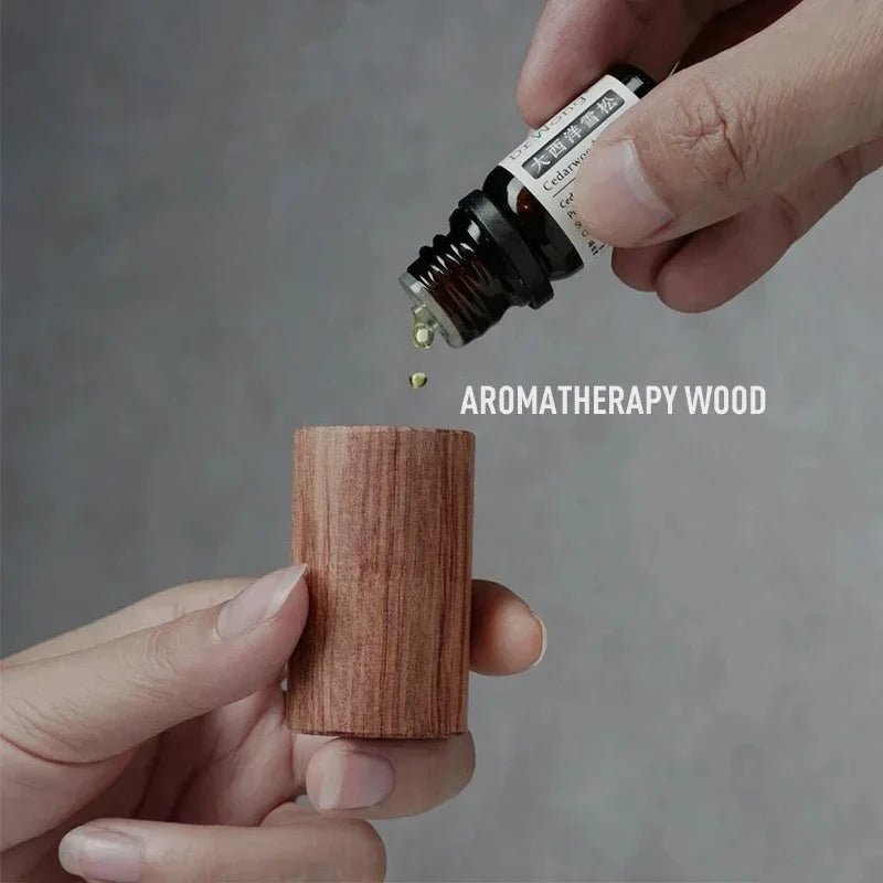 Wooden Essential Oil Aromatherapy Diffuser Wooden Diffuser Eco - Friendly Fragrance Diffused Wood Refreshing Sleep Aid For Home - La Tienda Bella