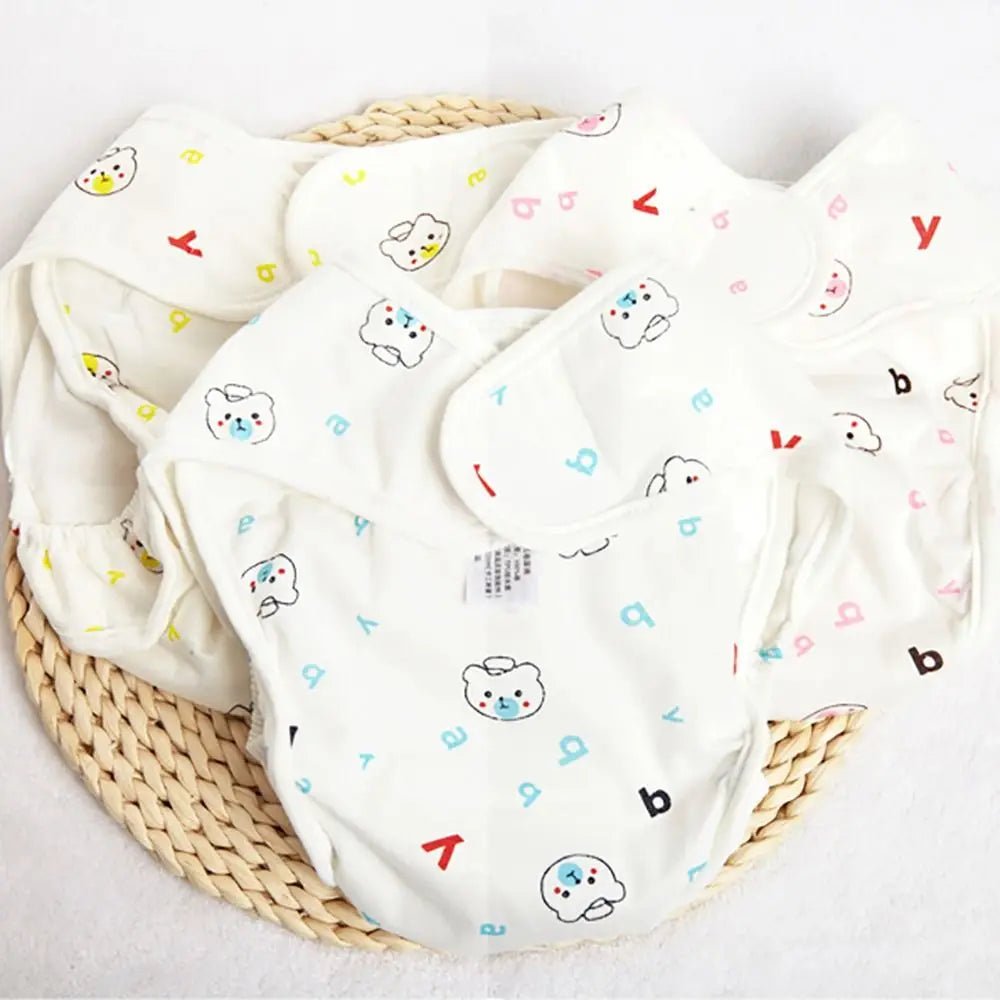 0 - 12Months Adjustable Reusable Diaper Pants Baby Washable Diaper Convenient 3 - 15kg Leakproof Cloth Diapers Newborn - La Tienda Bella