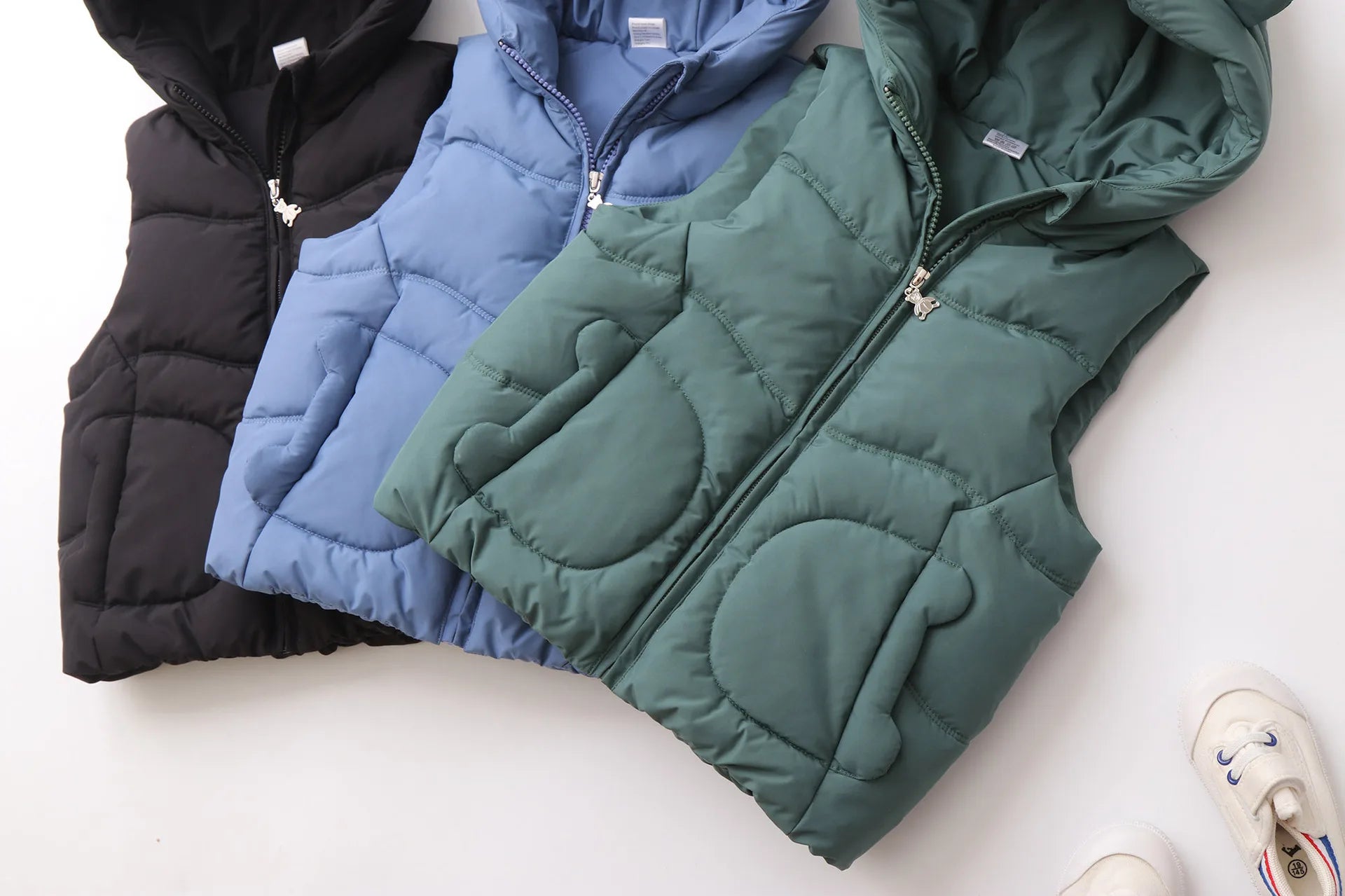 1 - 4Y Winter Kids Clothes Thicken Lining Boys Waistcoat Windybreaker Girls Paddded Jacket Chidren Outfit - La Tienda Bella