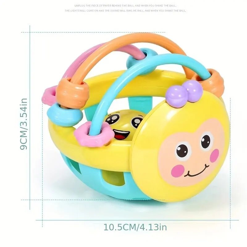 1 Pc 10cm Baby Toy Catch Ball Bendy Baby Walker Rattles Develop Intelligence Ball 0-12 Month - La Tienda Bella