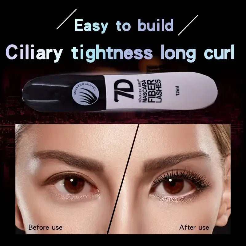 1/2/3PCS 7D Fiber Mascara Set Waterproof Durable Curling Mascara Sweatproof Anti - smudge Slimming Base Mascara for all skin types - La Tienda Bella