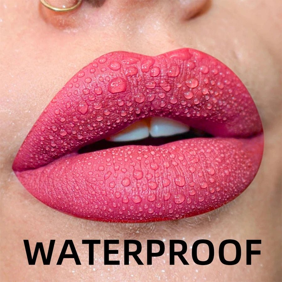19 colors Matte Velvet Lip Gloss Waterproof Liquid Lipstick Nude Black Lips tint Makeup Lip Glaze Cosmetics Red Lip Stain Beauty - La Tienda Bella