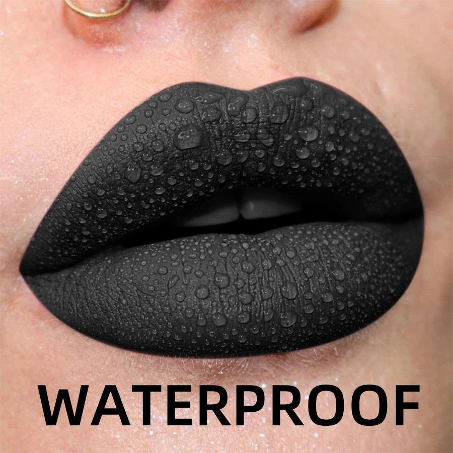 19 colors Matte Velvet Lip Gloss Waterproof Liquid Lipstick Nude Black Lips tint Makeup Lip Glaze Cosmetics Red Lip Stain Beauty - La Tienda Bella