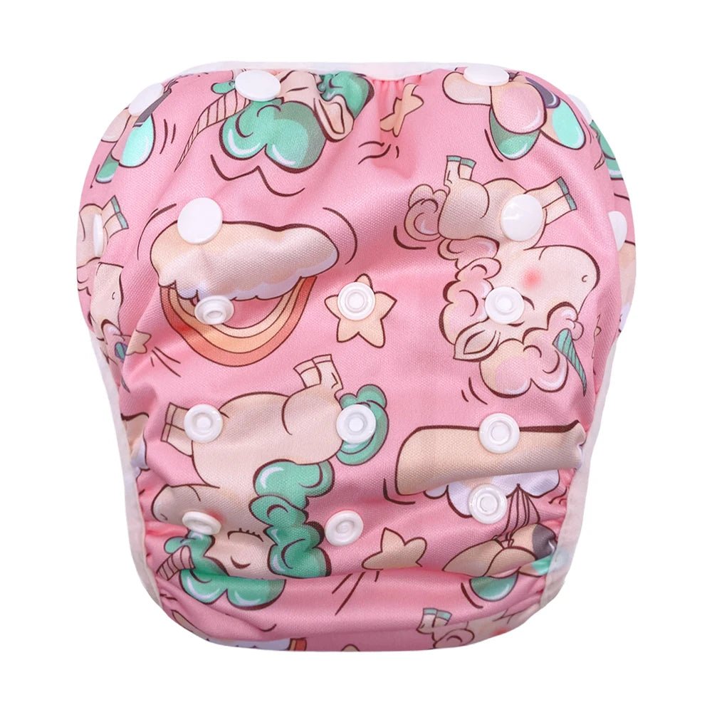 1pc Baby Swim Diapers Reuseable Washable Adjustable for Swimming Lesson Baby Shower Gifts Large Size Baby Boy Girl Swim Nappy - La Tienda Bella