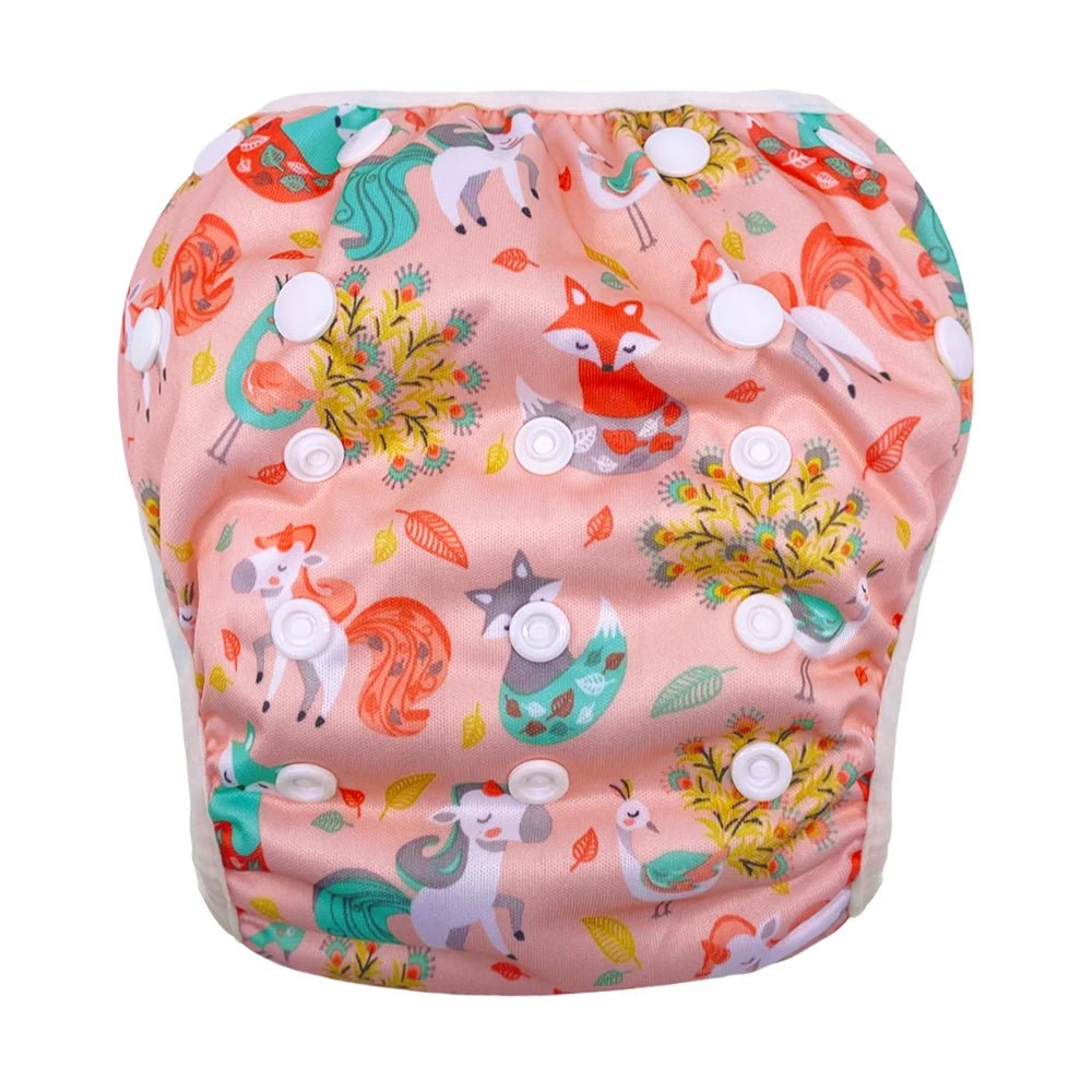 1pc Baby Swim Diapers Reuseable Washable Adjustable for Swimming Lesson Baby Shower Gifts Large Size Baby Boy Girl Swim Nappy - La Tienda Bella