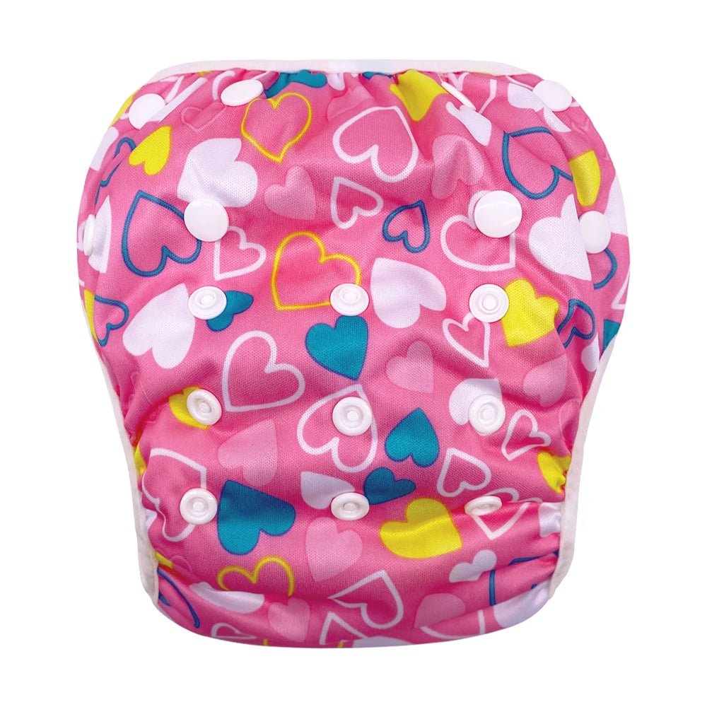 1pc Baby Swim Diapers Reuseable Washable Adjustable for Swimming Lesson Baby Shower Gifts Large Size Baby Boy Girl Swim Nappy - La Tienda Bella