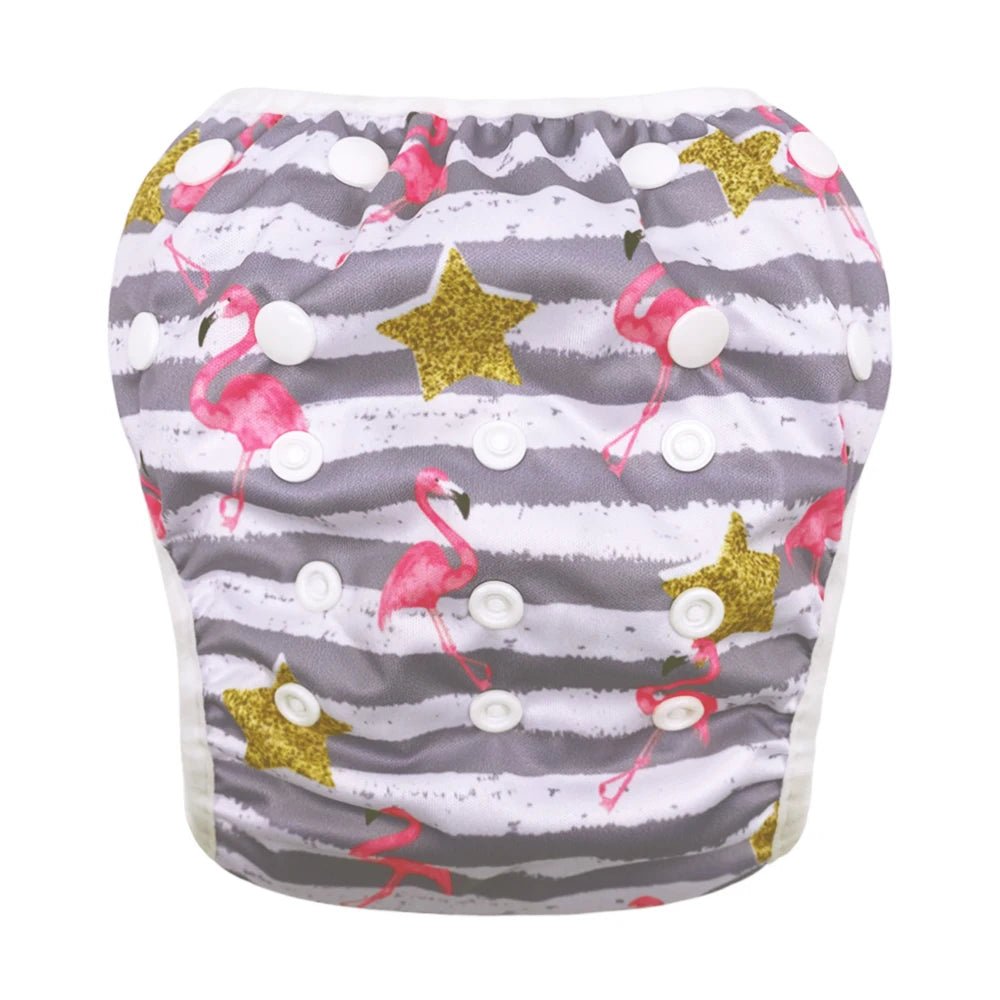 1pc Baby Swim Diapers Reuseable Washable Adjustable for Swimming Lesson Baby Shower Gifts Large Size Baby Boy Girl Swim Nappy - La Tienda Bella