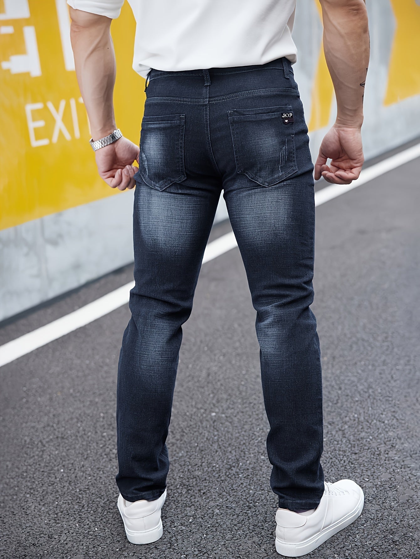 2023 New Autumn/Winter Fleece - Lined Slim Fit Jeans for Men - Premium Stretch Casual Pants - La Tienda Bella