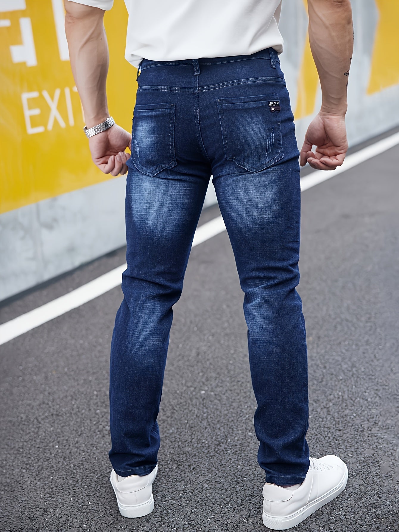 2023 New Autumn/Winter Fleece - Lined Slim Fit Jeans for Men - Premium Stretch Casual Pants - La Tienda Bella