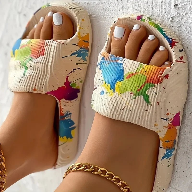 2024 Summer Shoes Women Sandals Slippers Original Comfortable Slip - on Casual Sandal Fashion Unisex Shoes Men Chaussures Femme - La Tienda Bella