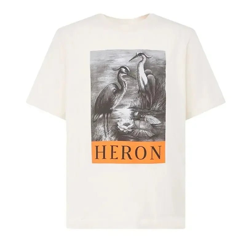 2025 Fashion International Fashion Men's Multi - colored Summer Cotton Classic Print T-shirt Comfortable Loose Short Sleeves - La Tienda Bella