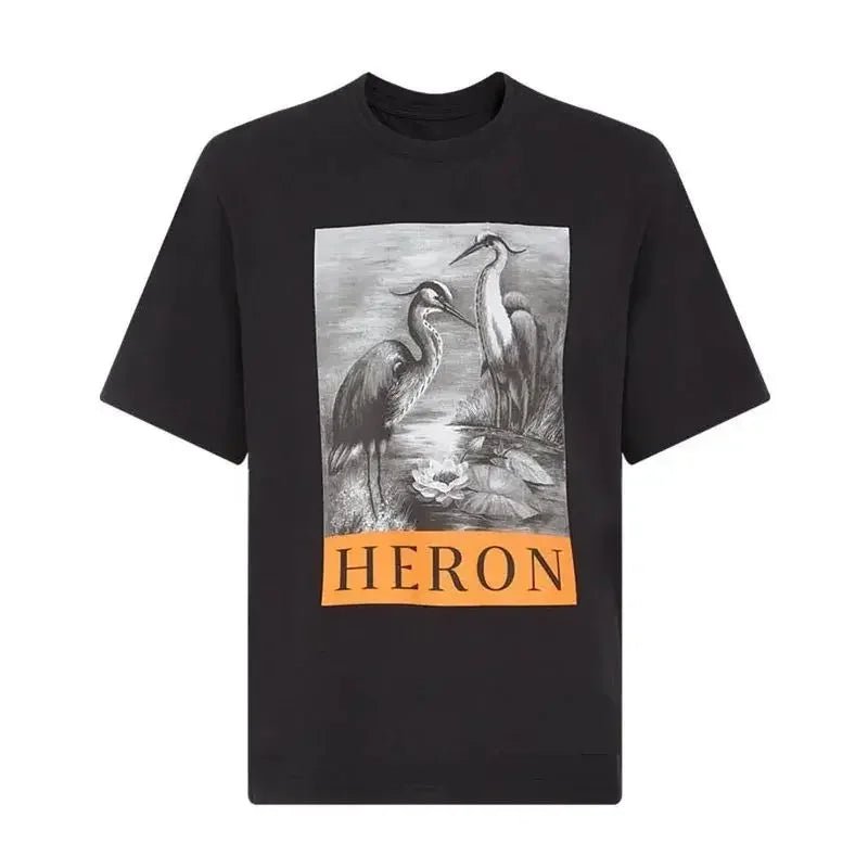 2025 Fashion International Fashion Men's Multi - colored Summer Cotton Classic Print T-shirt Comfortable Loose Short Sleeves - La Tienda Bella