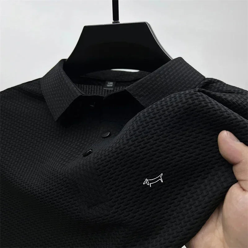 2025 Men Polo shirts New Fashion High end Men's Golf Business Polo Summer Popular Casual Short sleeved Polo Top - La Tienda Bella