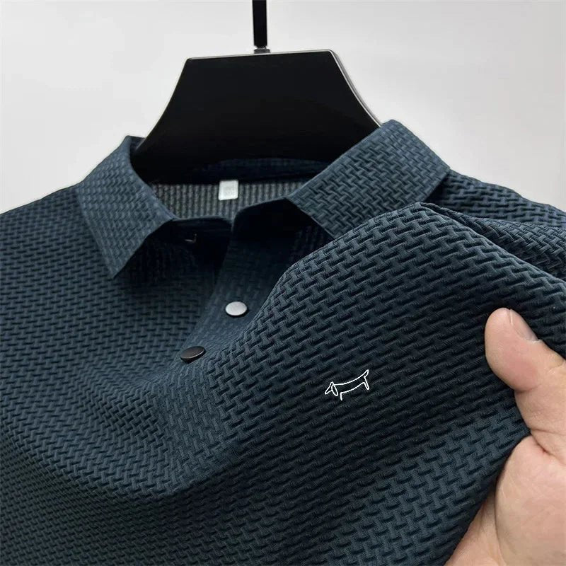 2025 Men Polo shirts New Fashion High end Men's Golf Business Polo Summer Popular Casual Short sleeved Polo Top - La Tienda Bella