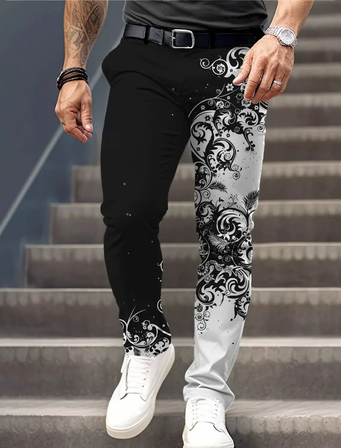 2025 men's fashionable casual pants adopt high - quality fabrics, diverse design styles and color combinations - La Tienda Bella