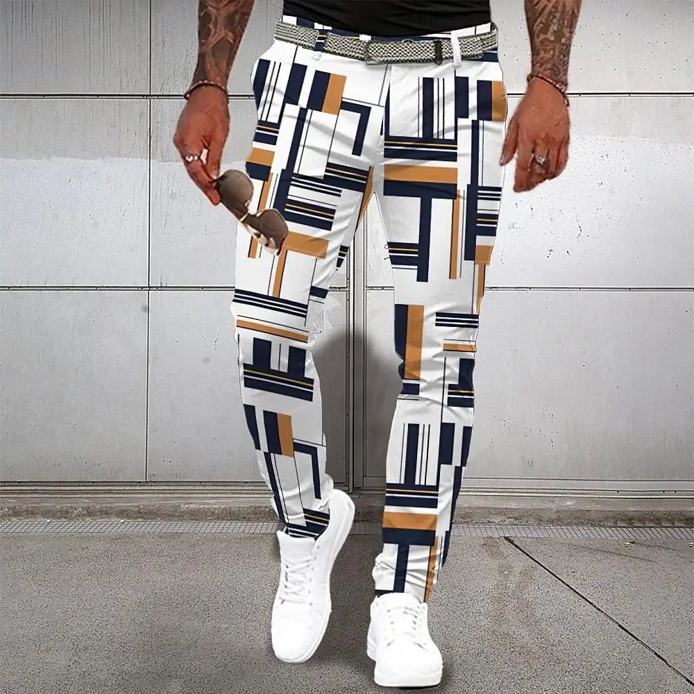 2025 men's fashionable casual pants adopt high - quality fabrics, diverse design styles and color combinations - La Tienda Bella