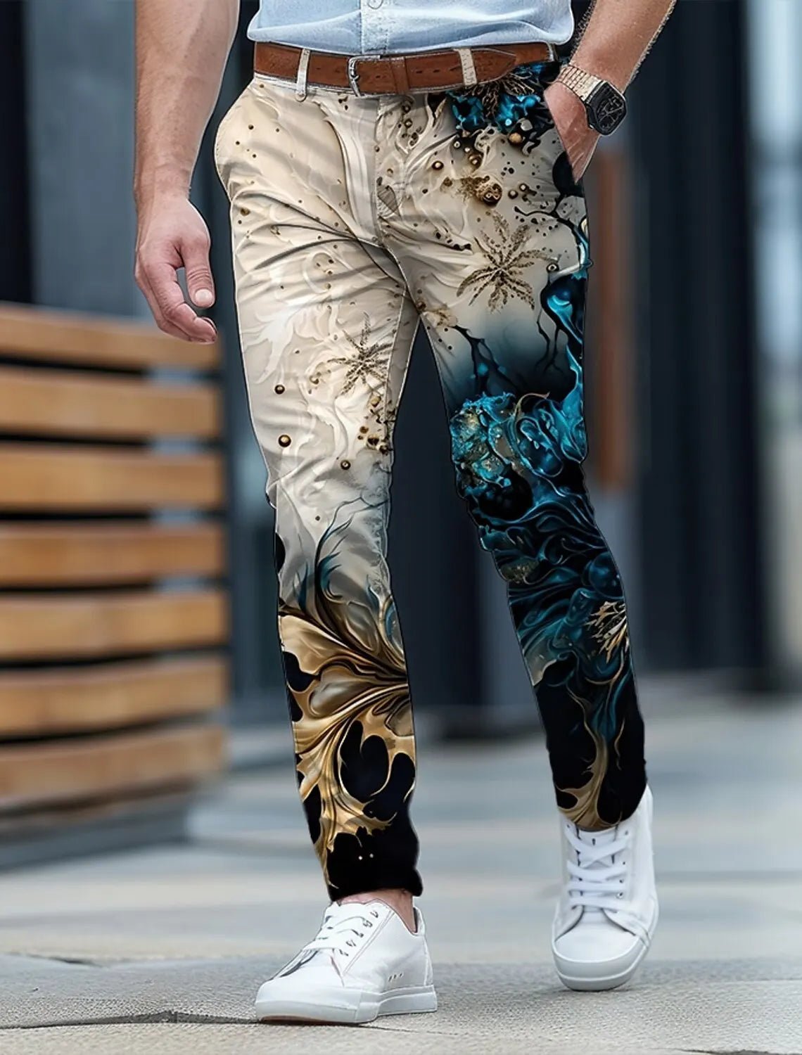 2025 men's fashionable casual pants adopt high - quality fabrics, diverse design styles and color combinations - La Tienda Bella