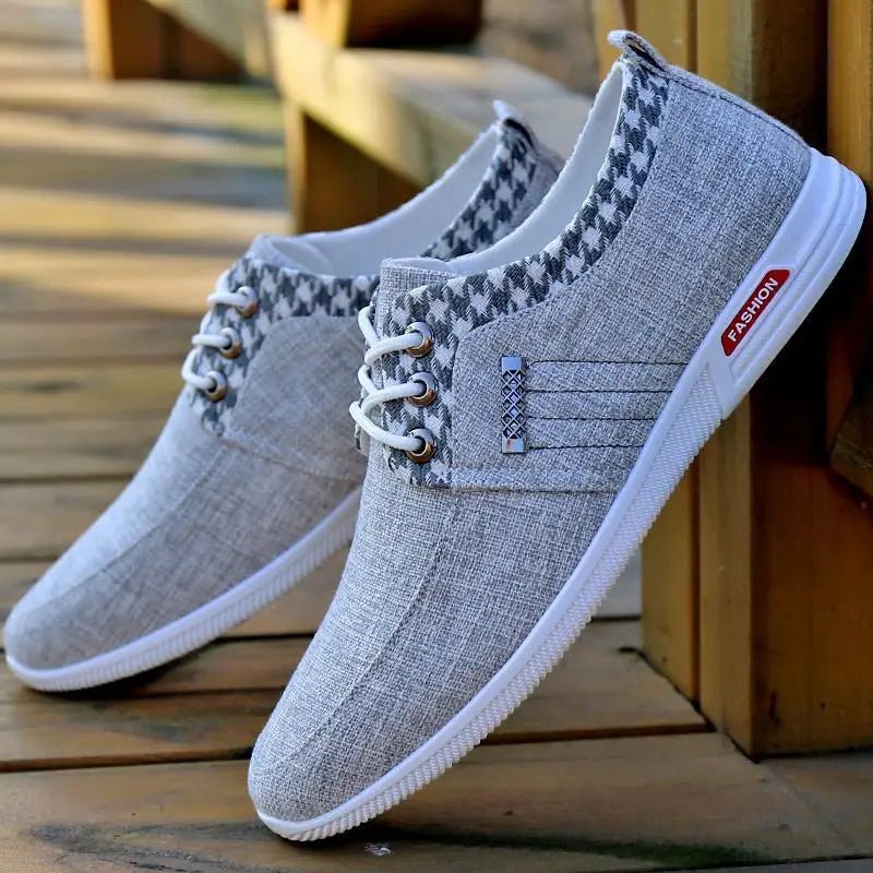 2025 New Arrival Canvas Shoes Men Spring Summer Casual Canvas Shoes For Men Flats Men Shoes Driving Sneakers Men Shoes - La Tienda Bella