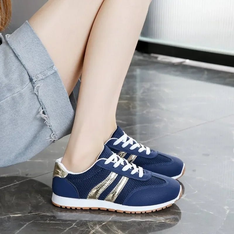 2025 New Women's Running Shoes Lace Up Sneakers Female Casual Kids Shoes Fashion Tennis Shoes Outdoor Soft Sole Women - La Tienda Bella