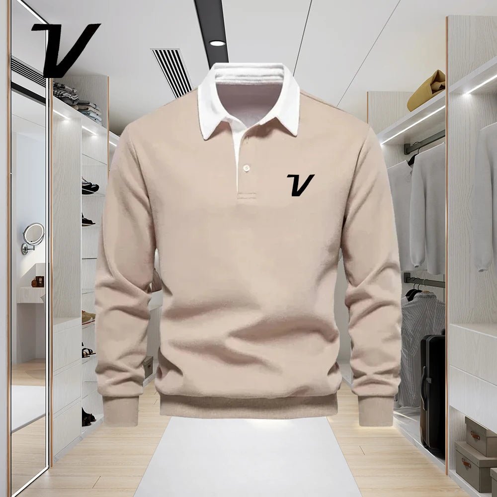 2025 Spring and Autumn New Fashionable Men's Polo Collar Sportswear Casual and Social Wear High Quality Cotton Men's Sportswear - La Tienda Bella