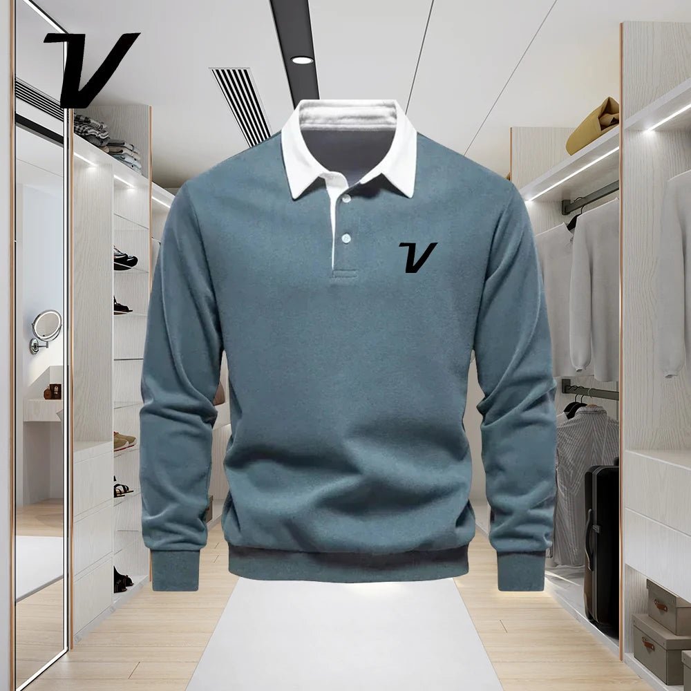 2025 Spring and Autumn New Fashionable Men's Polo Collar Sportswear Casual and Social Wear High Quality Cotton Men's Sportswear - La Tienda Bella