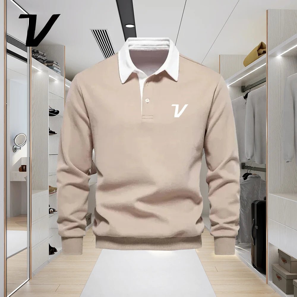 2025 Spring and Autumn New Fashionable Men's Polo Collar Sportswear Casual and Social Wear High Quality Cotton Men's Sportswear - La Tienda Bella