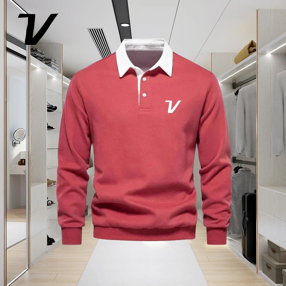 2025 Spring and Autumn New Fashionable Men's Polo Collar Sportswear Casual and Social Wear High Quality Cotton Men's Sportswear - La Tienda Bella
