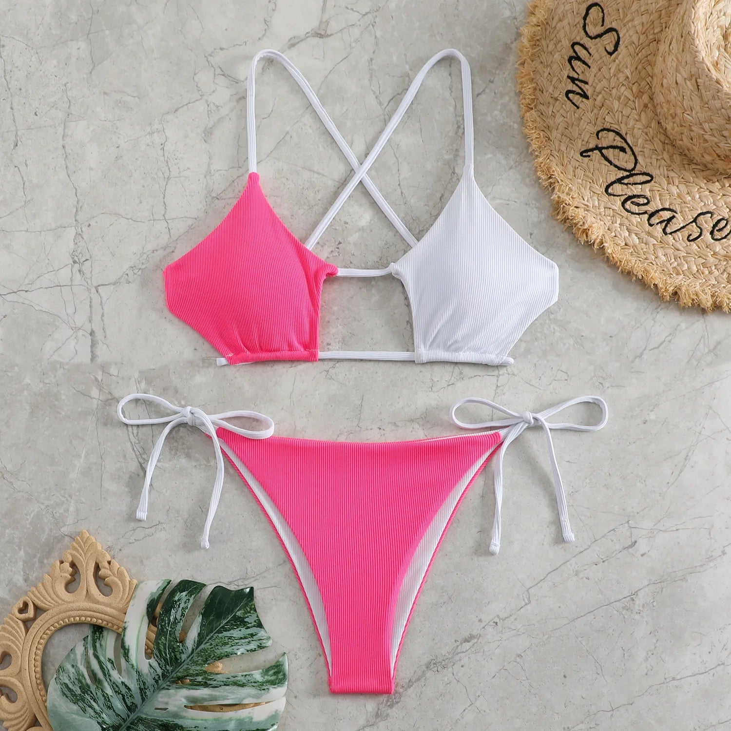 2025 String Bikini Women Brazilian Swimsuit Sexy Push Up Swimwear Female Swimming Suit Summer Beachwear - La Tienda Bella