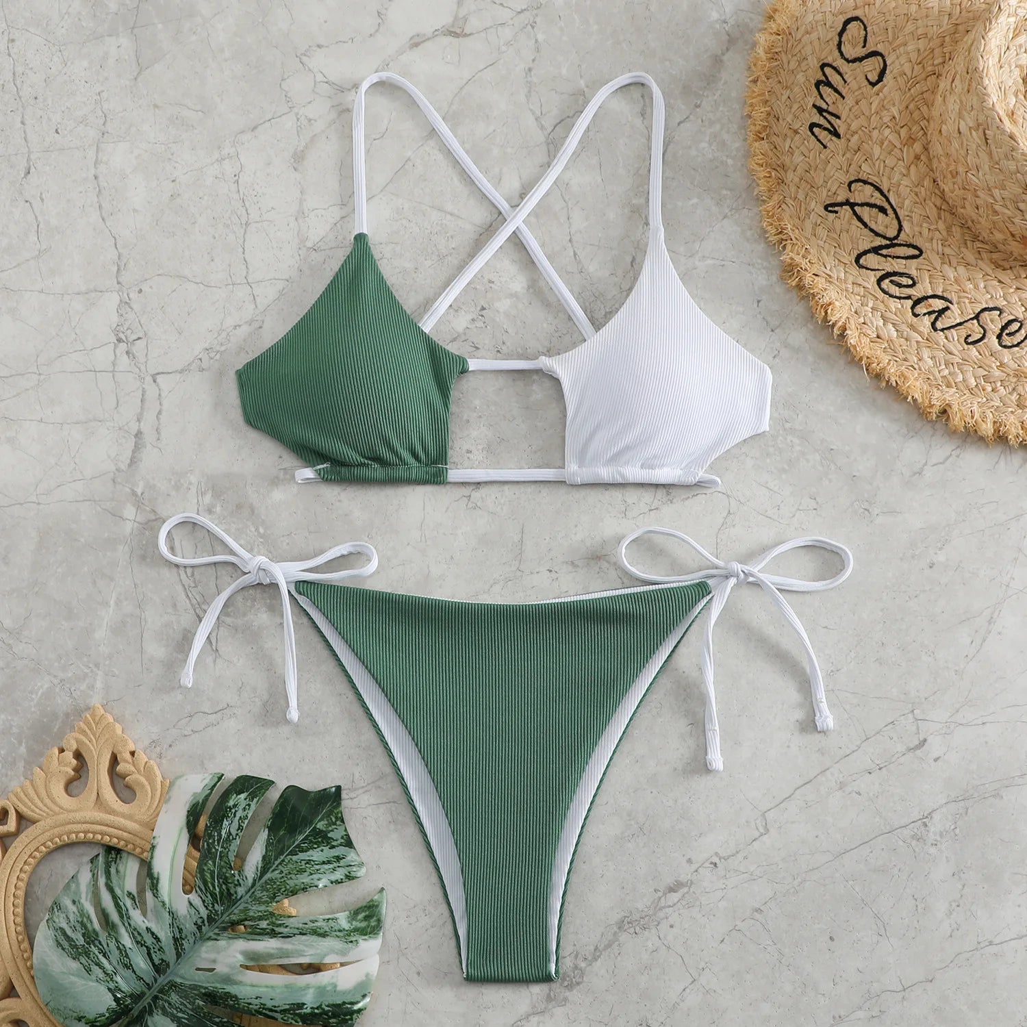 2025 String Bikini Women Brazilian Swimsuit Sexy Push Up Swimwear Female Swimming Suit Summer Beachwear - La Tienda Bella
