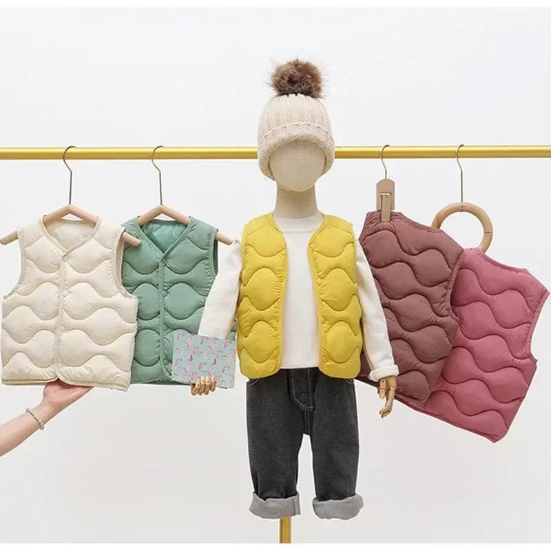 2025 Winter Kids Outdoor Vests - Children's Outerwear Waistcoat Life Jacket - La Tienda Bella
