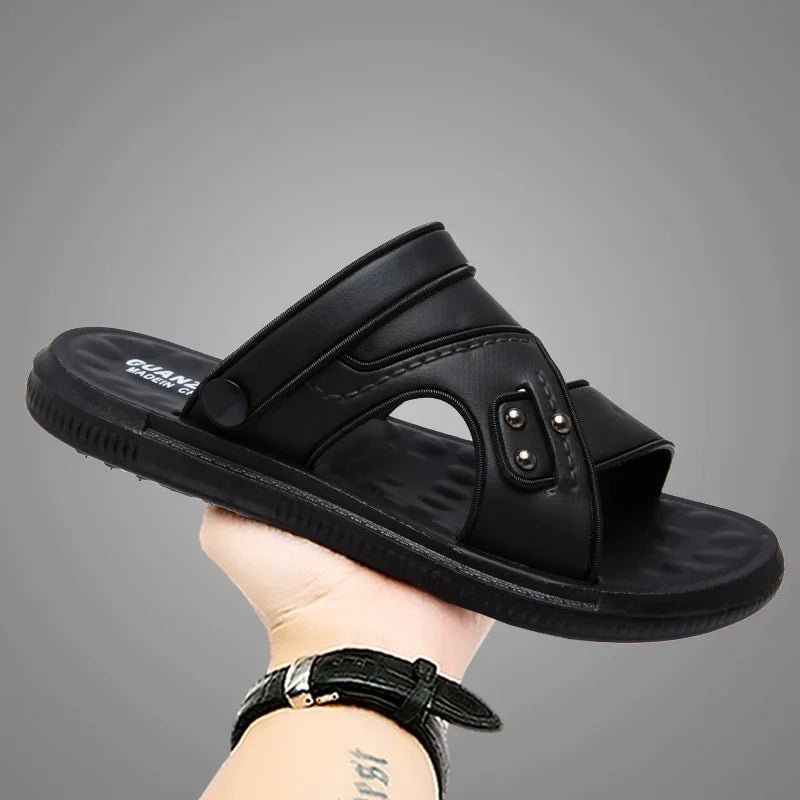2025Summer Men Sandals Open Toe Flat Mens Casual Shoes Outdoor Walking Sandals for Men Beach Shoes men summer sandals men shoes - La Tienda Bella