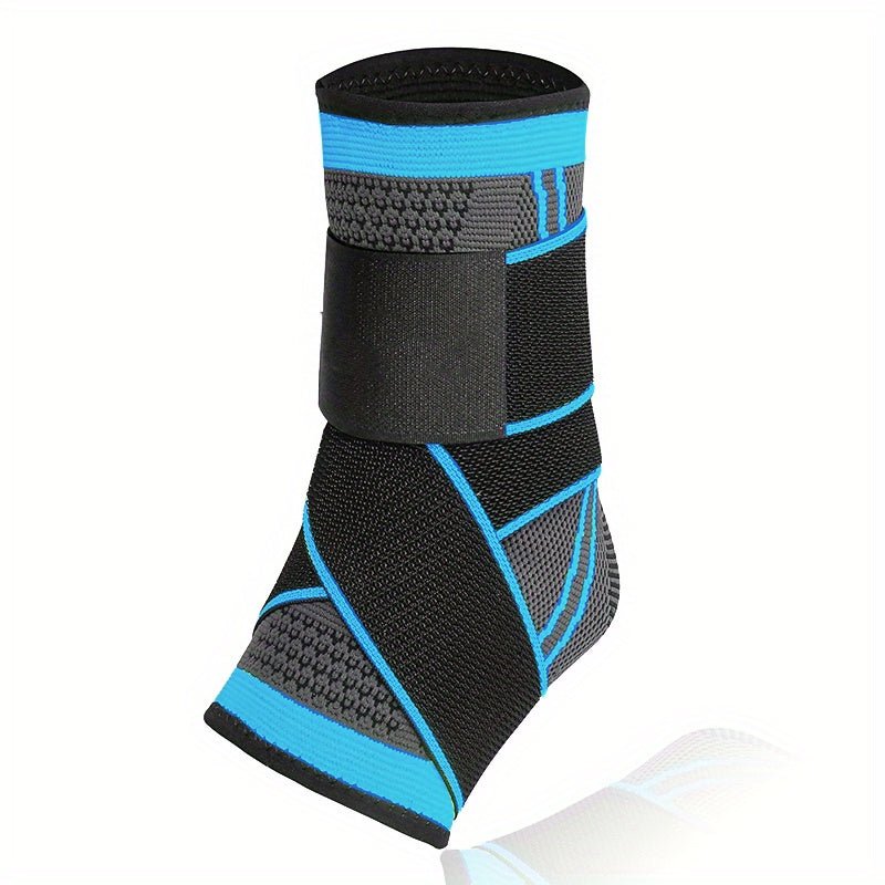 2pcs/1 Pair Ankle Brace, Adjustable Compression, High Elastic, Polyester (Polyester Fiber), Pull on Closure, Hand Wash Only, for Men & Women, Fitness, Weightlifting, Sports, Hikin - La Tienda Bella