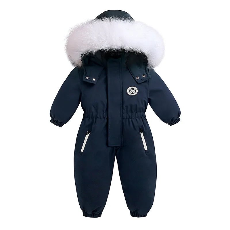 Winter Baby Thicken Warm Romper Fleece Jumpsuit Snowsuits Coat - La Tienda Bella