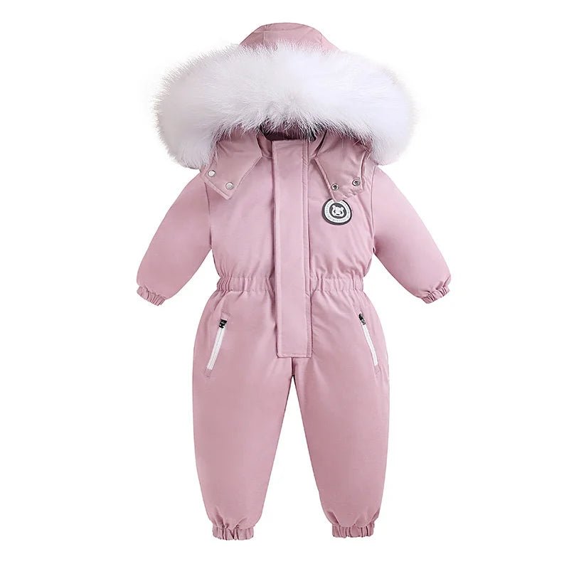 Winter Baby Thicken Warm Romper Fleece Jumpsuit Snowsuits Coat - La Tienda Bella