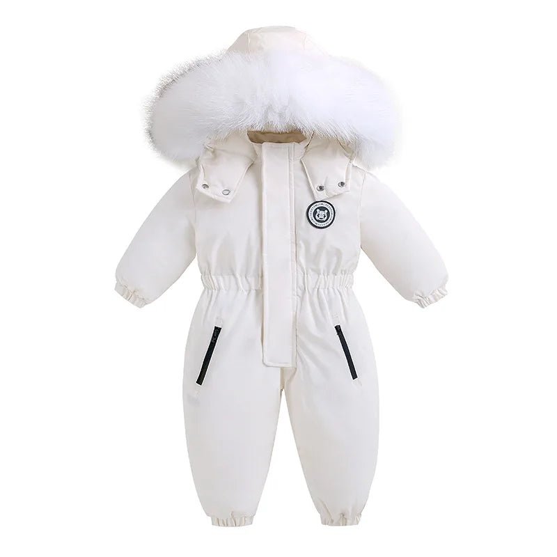Winter Baby Thicken Warm Romper Fleece Jumpsuit Snowsuits Coat - La Tienda Bella