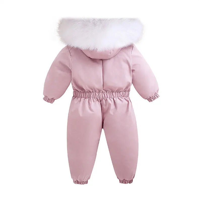 Winter Baby Thicken Warm Romper Fleece Jumpsuit Snowsuits Coat - La Tienda Bella