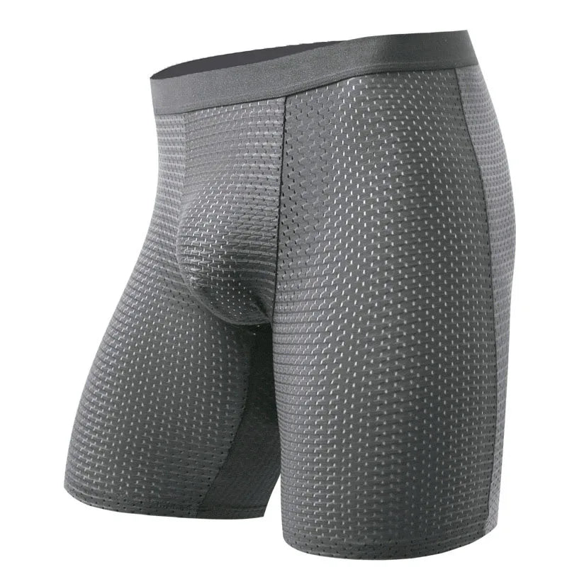 3PCS Mesh Men Underwear Man Underwear Sexy Hot Long Boxer Shorts Men Boxer Men Panties Boxers for Men Boxer Homme Man Boxer - La Tienda Bella