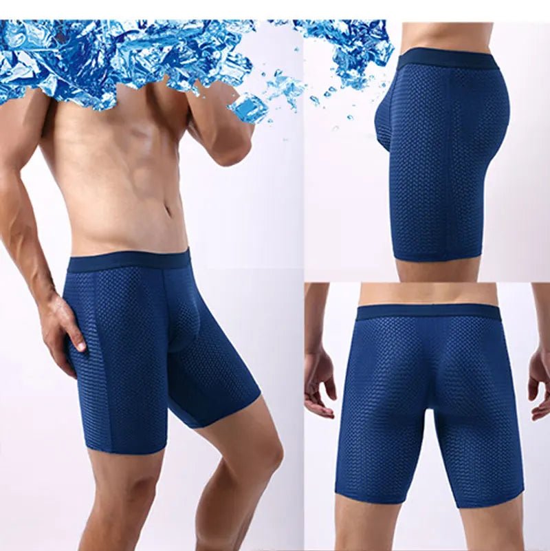 3PCS Mesh Men Underwear Man Underwear Sexy Hot Long Boxer Shorts Men Boxer Men Panties Boxers for Men Boxer Homme Man Boxer - La Tienda Bella