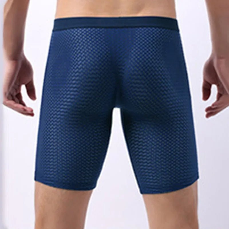 3PCS Mesh Men Underwear Man Underwear Sexy Hot Long Boxer Shorts Men Boxer Men Panties Boxers for Men Boxer Homme Man Boxer - La Tienda Bella