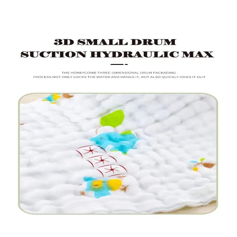 5pcs Baby Muslin Washcloths Burp Cloths, Baby Face Towels, Natural Muslin Cotton Baby Wipes, Soft Face Cloths For Newborn, Baby - La Tienda Bella