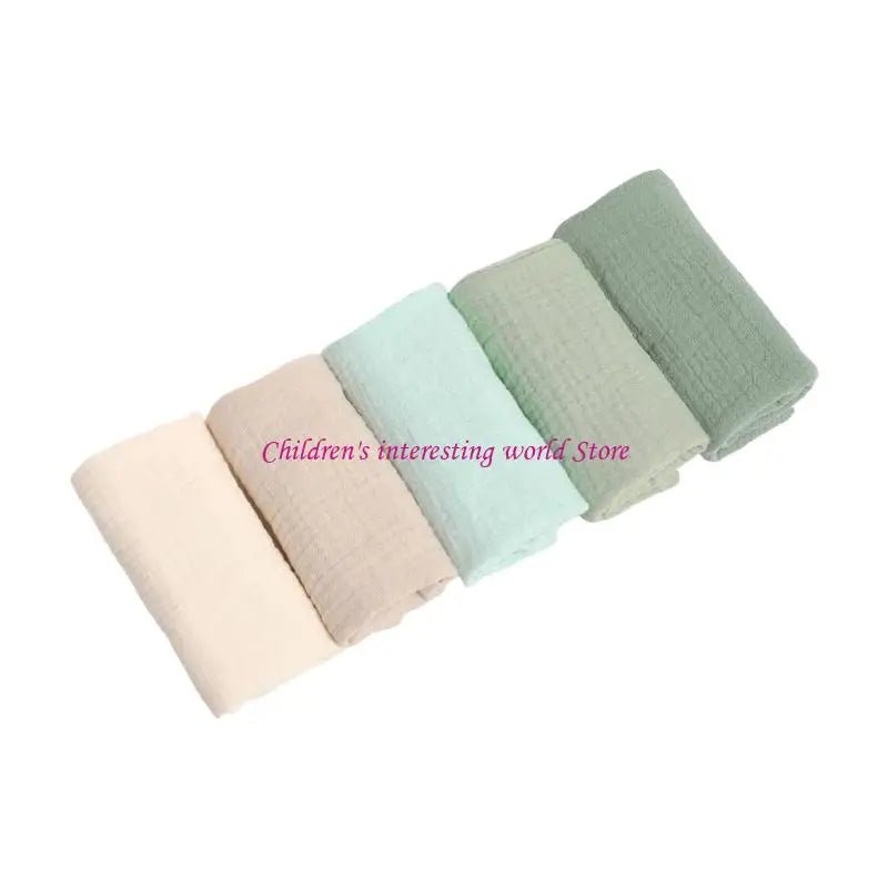 5Pcs Baby Wipes Cloths Handkerchief Square Drool Bibs Washcloths Nursing Towel Baby Wipe Brle Face - La Tienda Bella