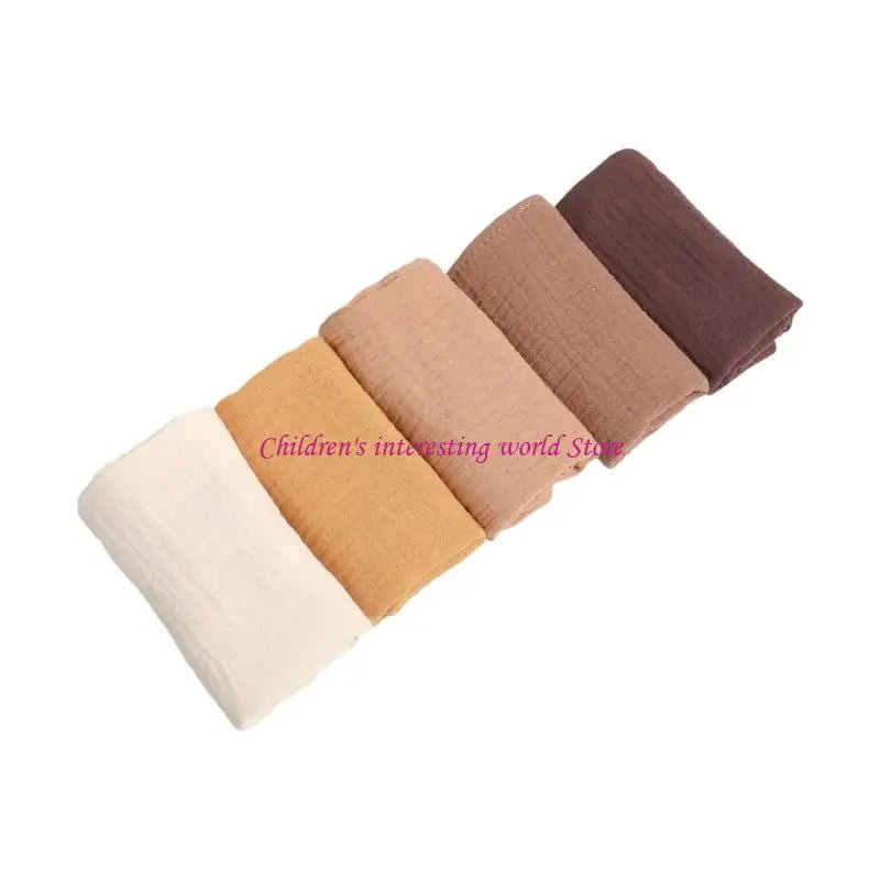 5Pcs Baby Wipes Cloths Handkerchief Square Drool Bibs Washcloths Nursing Towel Baby Wipe Brle Face - La Tienda Bella