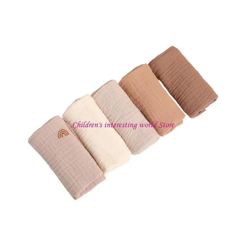 5Pcs Baby Wipes Cloths Handkerchief Square Drool Bibs Washcloths Nursing Towel Baby Wipe Brle Face - La Tienda Bella