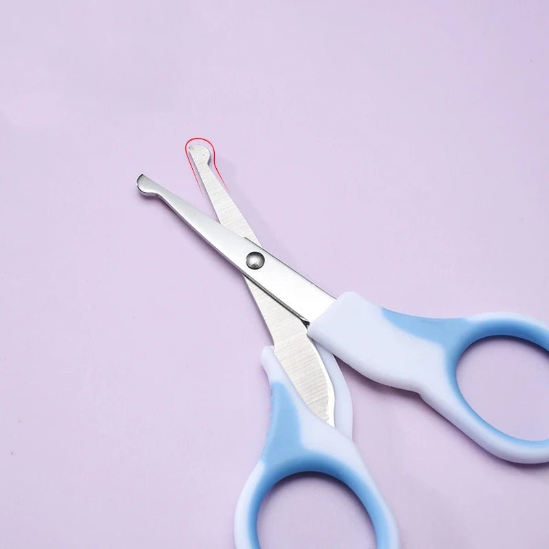 6Pcs Baby Care Kit+Storage Bag Nasal Aspirator Nail Scissors Hair Comb Brush Cleaning Tools Set- La Tienda Bella