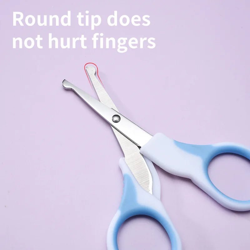 6Pcs/set Newborn Baby Care Kit Cleaning Supplies Head Comb Brush Scissors Nasal Aspirator Nail - La Tienda Bella