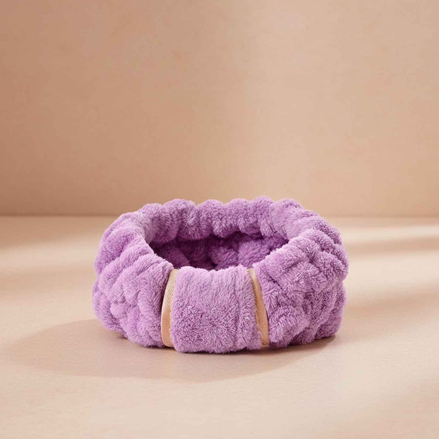 Bandeau Spa Facial en Tissu Éponge - Accessoire Maquillage et Soins du Visage