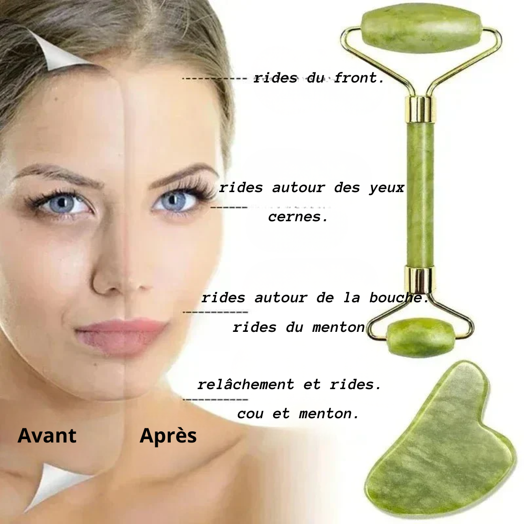 JadeGlow Massage Roller → Met en avant l’éclat et la détente