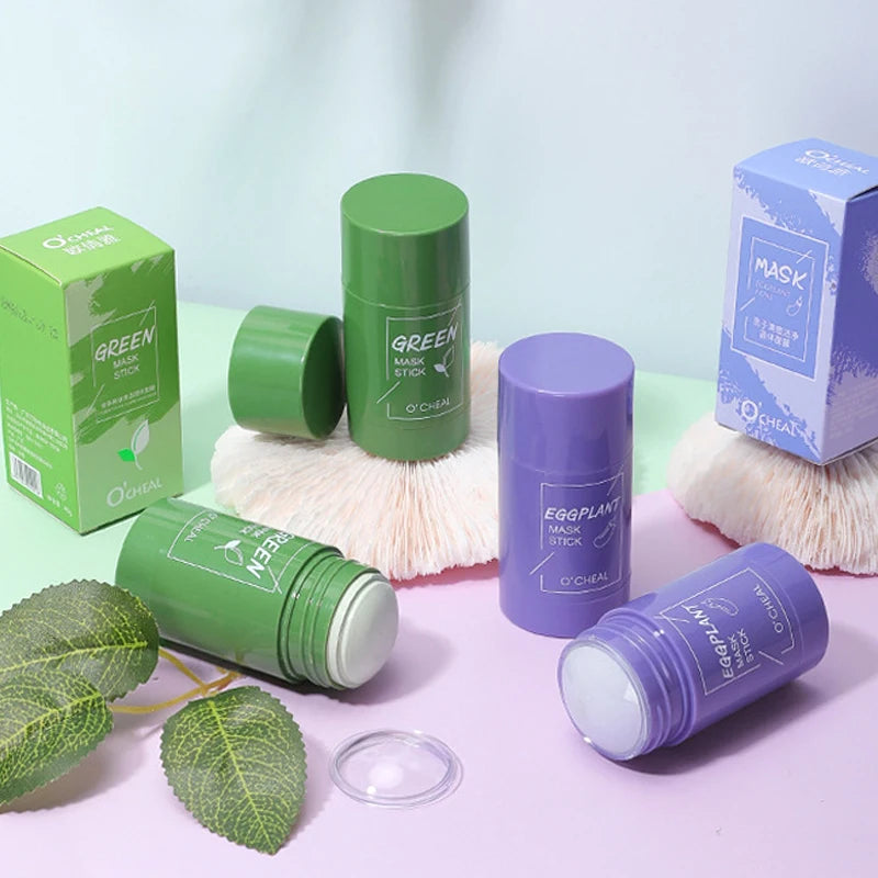 Masque Stick Visage (Thé Vert & Miel) – Nettoyant & Purifiant