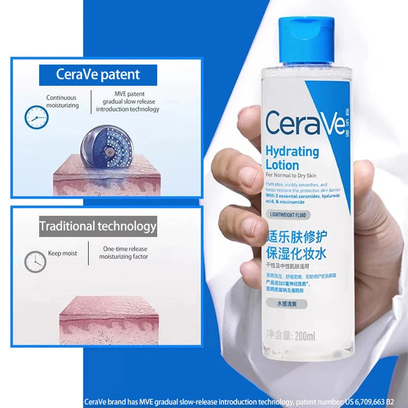 Lotion Hydratante CeraVe – Crème Douceur Peau Sensible (200 ml)